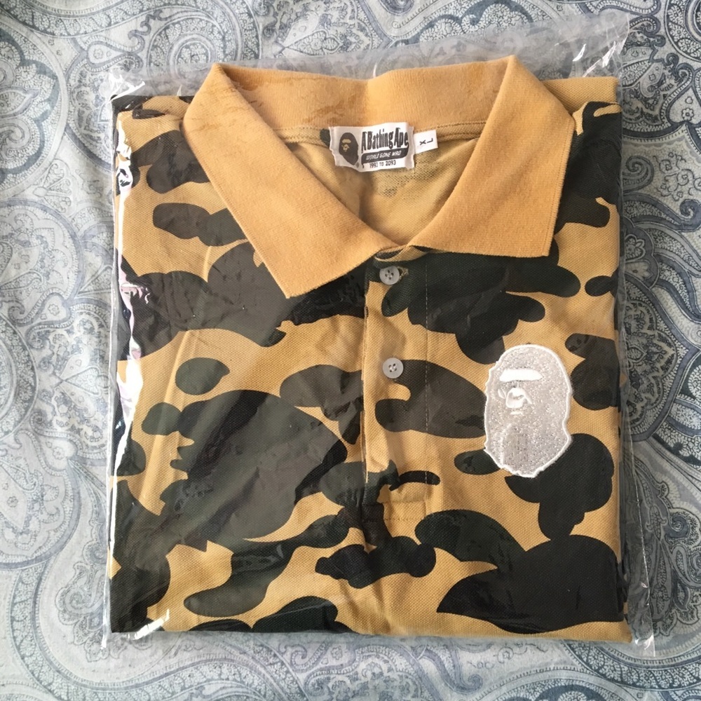 Bape camo polo
